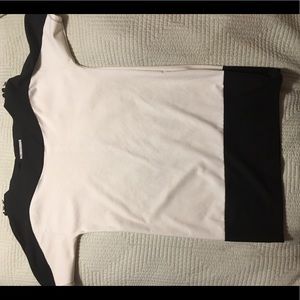 Black and white sheath dress French Connection